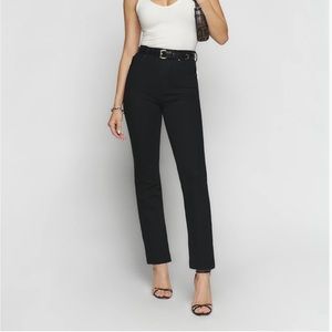 Reformation Liz ultra high rise straight Jean